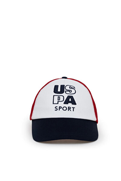 U.S. Polo Assn. Erkek Beyaz Şapka  Arkası Cırtlı Ayarlanabilir A081SZ064.P01.NICOLAS-IY23.VR013