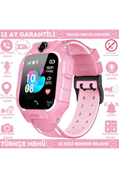 EKMEKTEKNEM Akıllı Saat Pembe