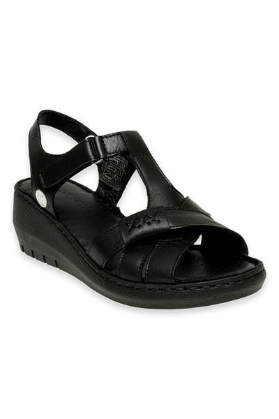 Mammamia D24Ys-1375Z Sandale zilnice negre pentru femei
