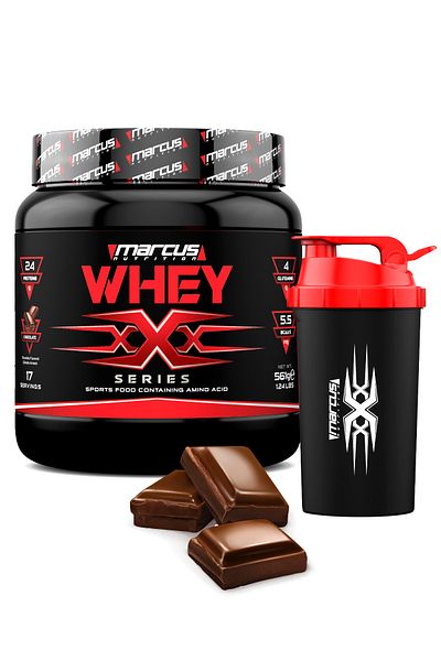 Marcus Nutrition Whey Protein Powder X Series 561 G (CHOCOLATE AROMATED)
