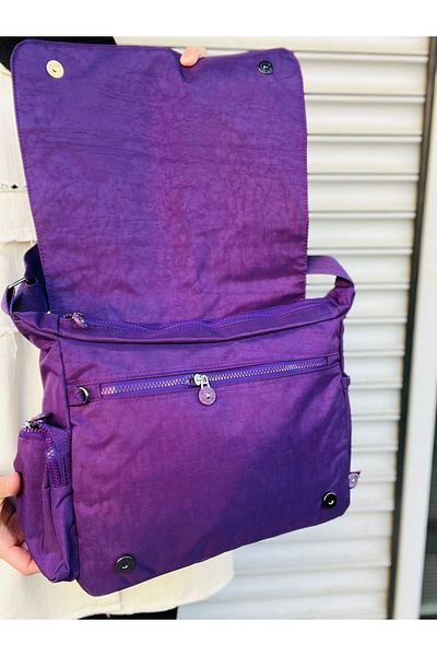 Çanta Trend Geantă unisex din material hidrofug cu 6 compartimente cu capac
