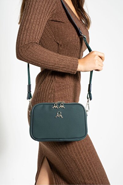 Çanta Trend Geanta de dama cu 3 compartimente si 7 compartimente cu curea reglabila