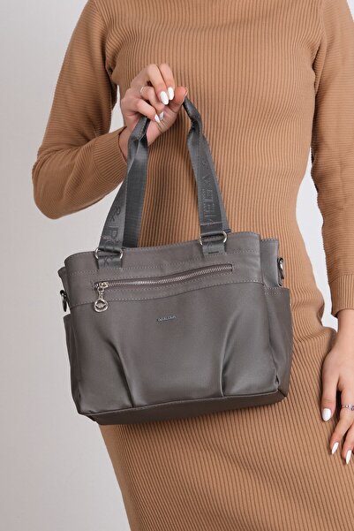 Çanta Trend Мега сатенена сумка з декількома відділеннями