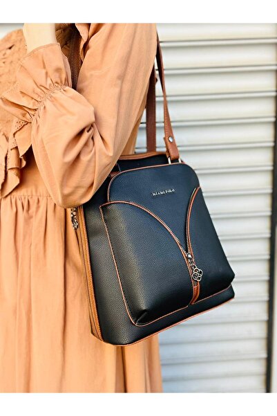 Çanta Trend Rucsac și geantă de umăr Miami Polo din piele artificială cu 5 ochi