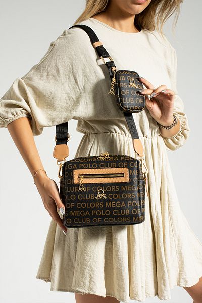 Çanta Trend GEANTĂ CROSSBODY CU PORTOFEL DEDUCIBIL SCRIT MEGA