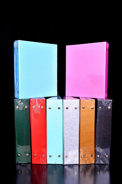 yhfoto 4 Pieces 15X21 Mixed Color Album of 100