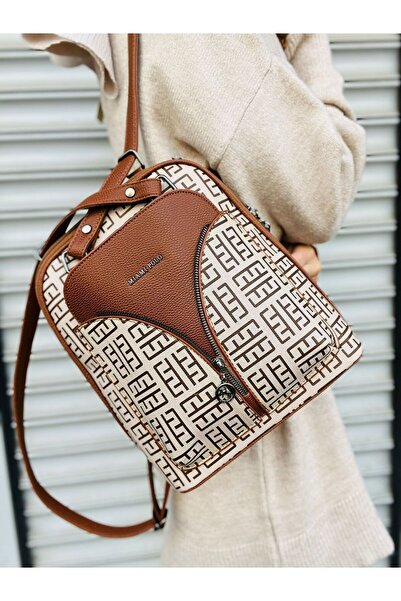 Çanta Trend حقيبة ظهر وحقيبة كتف نسائية من الجلد الصناعي من ميامي بولو 5