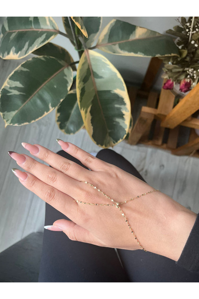 Akça Kuyumcu Aynalı Altın Şahmeran Bileklik