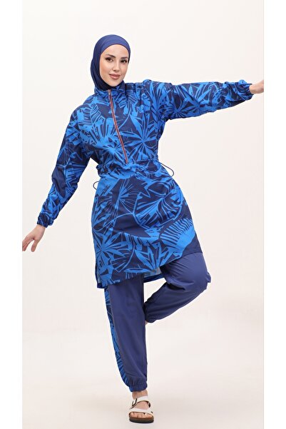 Zey&Ka Butik بدلة سباحة نانوتيكس مطبوعة باردة