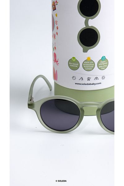 SOLEDA Olive Green Adult Sunglasses