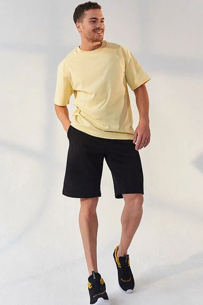 DAXİS Sportwear Company Унисекс широка тениска, къси панталони, долна част, горна част, двоен комплект DAXİS Sportwear Company