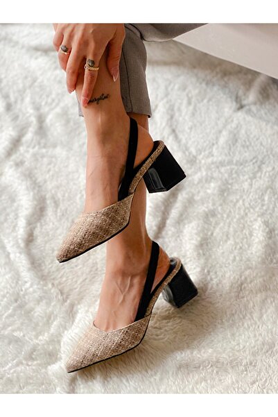 irmona SANDALE BERIR BEIGE NEGRU TRUF CU BEAUA TACIC