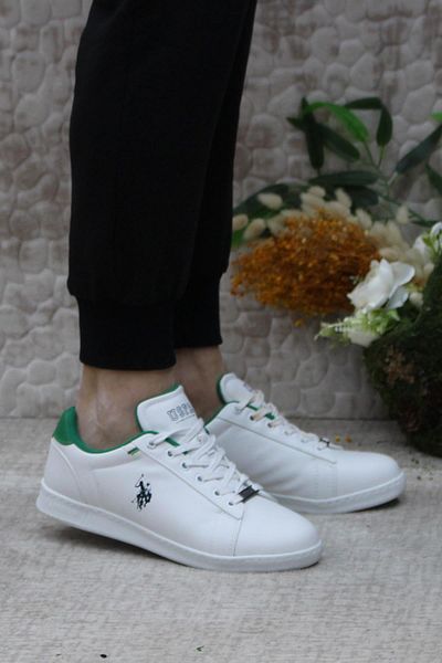 U.S. Polo Assn. Η.Π.Α. Polo Assn. Erna 4FX Λευκό Πράσινο Γνήσιο προϊόν Αθλητικά Αθλητικά Παπούτσια