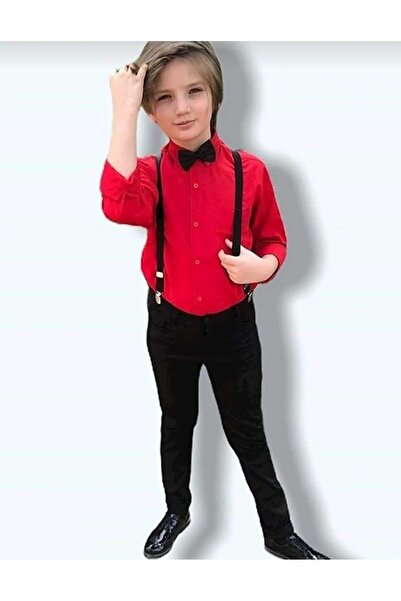 Barss Fashıon Αρσενικό παιδικό μακρυμάνικο πουκάμισο λινό παντελόνι 23 Απριλί...