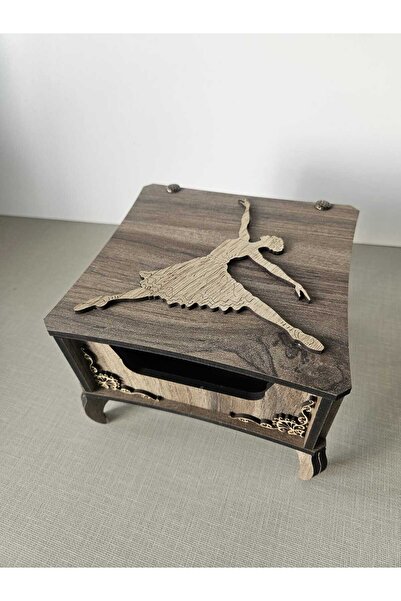 İmpivo Balerin Ahşap Peçetelik