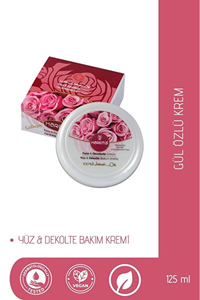 HAREM'S Harems Gül Cilt Bakım Kremi 125 ml