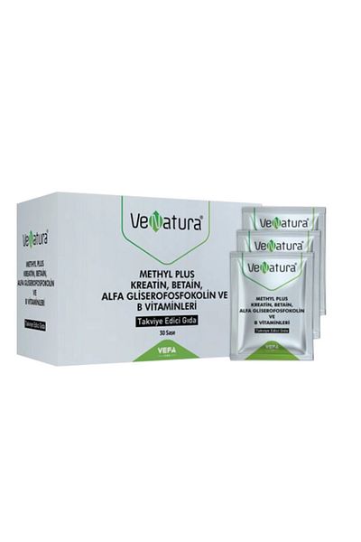 VeNatura MethylPlusCreatine-betain-alpha Glycerophosphocoline and Vitamines B - 30 Sachets Mfreyon00655