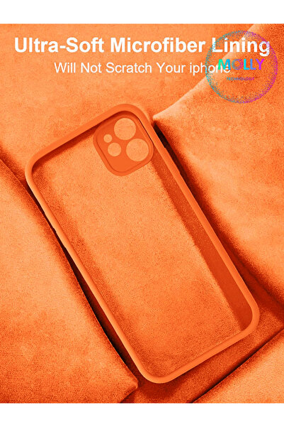 Molly Technology Sand Pink Square Corner Liquid Velvet Silicone Case for iPhone 11