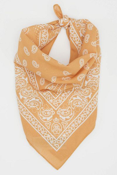DeFacto Damen-Bandana aus gemusterter Baumwolle N7447AZ24SM