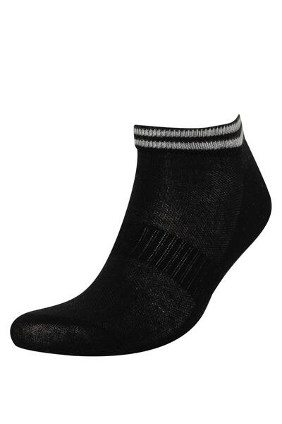 DeFacto Men's 3-Piece Cotton Booties Socks C0116axns