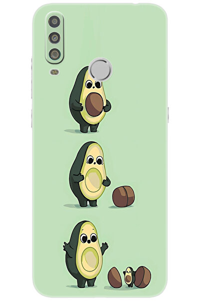 CASPER Via G5 Uyumlu Kılıf Desen Baskılı Silikon Avakado STK:618 CP-uOgKoor