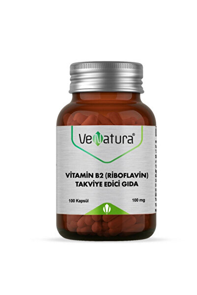 VeNatura Vitamin B2 (Riboflavin) Food Supplement 100 capsules-MFREYON00693