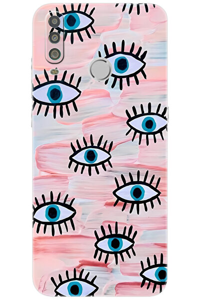 CASPER Via G5 Uyumlu Kılıf Desen Baskılı Silikon Nazarlık Gözler STK:661 CP-a...