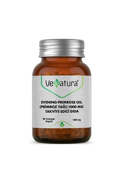 VeNatura Evening Primrose Oil (Primrose Oil) 1000 mg 60 Capsules-MFREYON00692