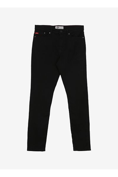 Lee Cooper Regular Waist Slim Fit Men's Denim Trousers 242 LCM121052 JACK JUDAS VENOM BLA