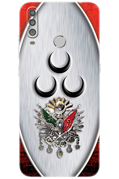 CASPER Via G5 Uyumlu Kılıf Desen Baskılı Silikon Üç Hilal Tuğra Tasarım STK:425 CP-hW1jpRU