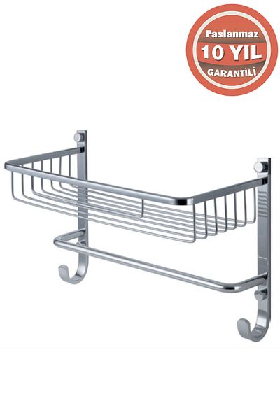 ÇELİK BANYO Suport pentru șampon din alamă inoxidabil Suport pentru burete Suport pentru colț