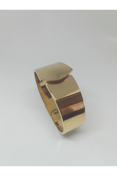 PARADISE BIJUTERI SARMAL GOLD THICK CLAMP BRACELET