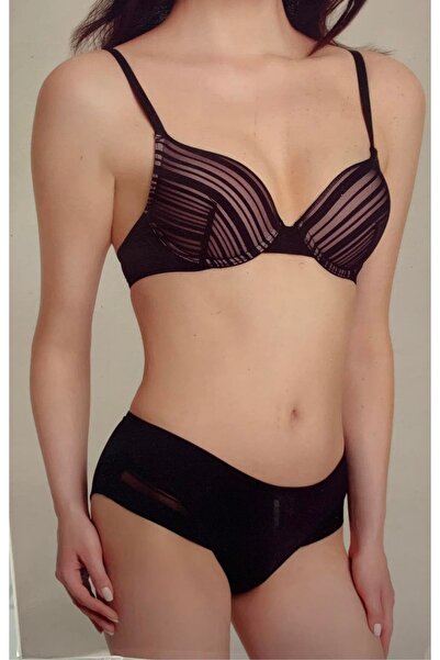 Eros Pijama Eros Напівнаповнений бюстгальтер з лінією деталей та трусики V61