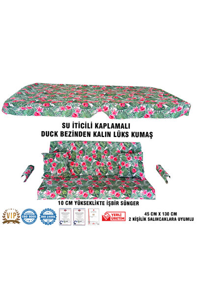 Vip Home Concept Market Ürünleri Lüks Vip Salıncak Minder Seti 10 CM Süngerli...