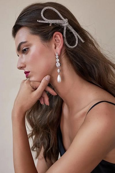 Hayalperest boncuk Cataramă cu arc Zarla din piatră Seyran elegantă