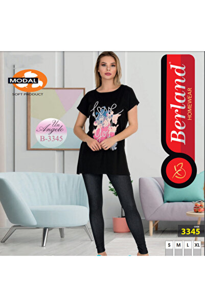 Berland Set cu colanți cu tunică din țesătură modal