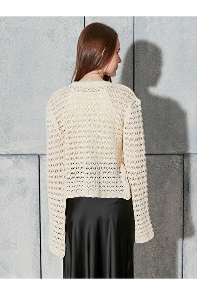 MİRVE BUTİK AJURLU İSPANYOL KOL KISA HIRKA