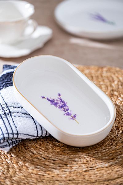 ACAR Soft Royal Porcelain Oval Plate - 15 cm