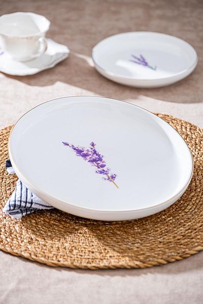 ACAR Soft Royal Porcelain Round Plate - 22 cm