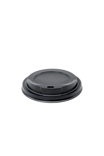 AMBALAJ PAZARI Hot Drink Cap Black 80 mm - 100 Pieces
