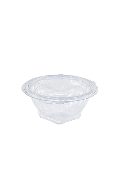 Özge Plastik Sır 250 Kapaklı Salata Kasesi - 75 Adet