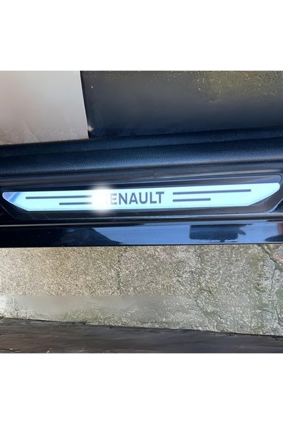 Alanucuzluk Renault Symbol Uyumlu Kapı Eşik Yazısı Krom