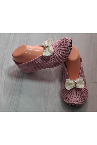 Kevser nur tuhafiye Hand-knitted Ballerinas