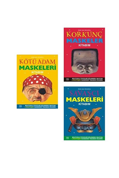 1001 Çiçek Kitaplar سلسلة كتبياتي القناع مع الأحداث - حجم كبير 4 كتب - 6 مع أ...