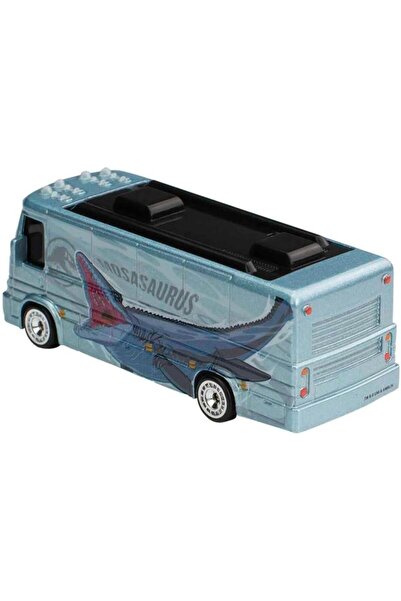 HOT WHEELS Premium 5/5 Jurassic World Hw York Bus Model Araba