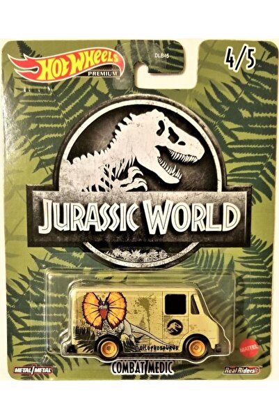 HOT WHEELS Premium 4/5 Jurassic World Combat Medic Model Car