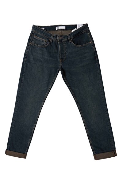 JSCO MEN'S SLIM FIT FULL LYRICAL TOP QUALITY BROWN WASHED JEANS