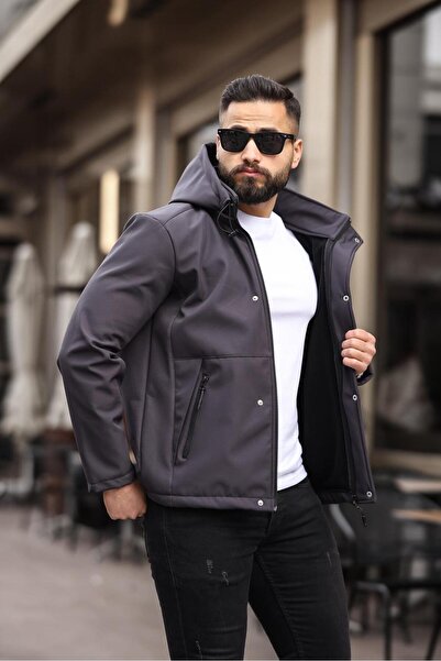 DOXGER SU VE RÜZGAR GEÇİRMEZ KÜRKLÜ SOFTSHELL ERKEK MONT