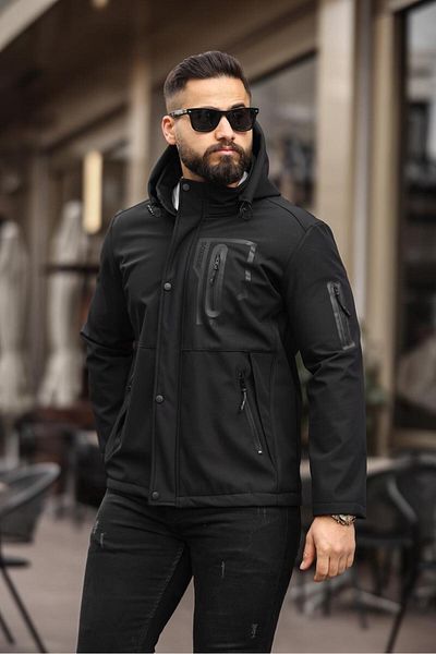 DOXGER WATER AND WIND PROOF FURRY SOFTSHELL MEN'S COAT