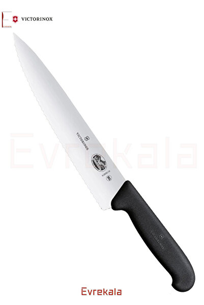 Victorinox Evrekala Shop Tırtıklı Şef Bıçağı Victorinox Özel Bıçak 19 cm -Yet...